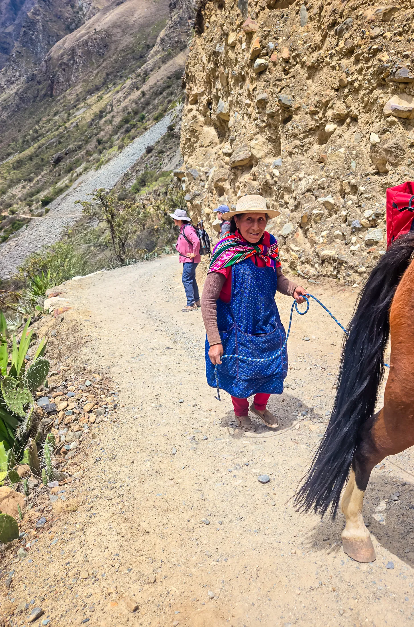 Along the trail local woman.YvgQl431