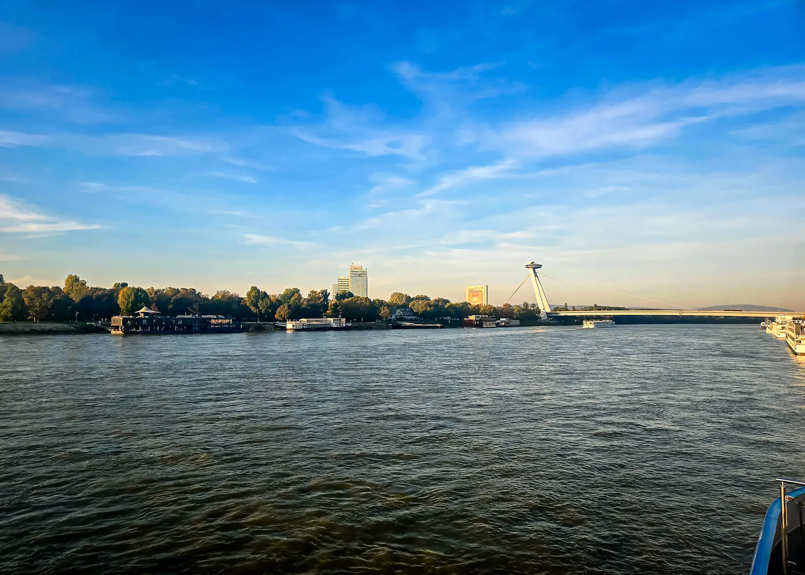Bratislava danube river ufo bridge.0XcaU 9H