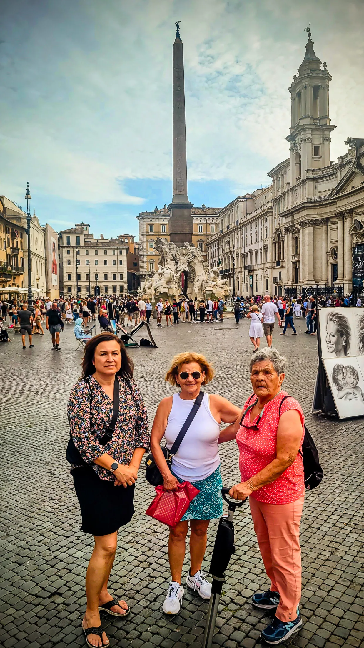 Family at Piazza Navona