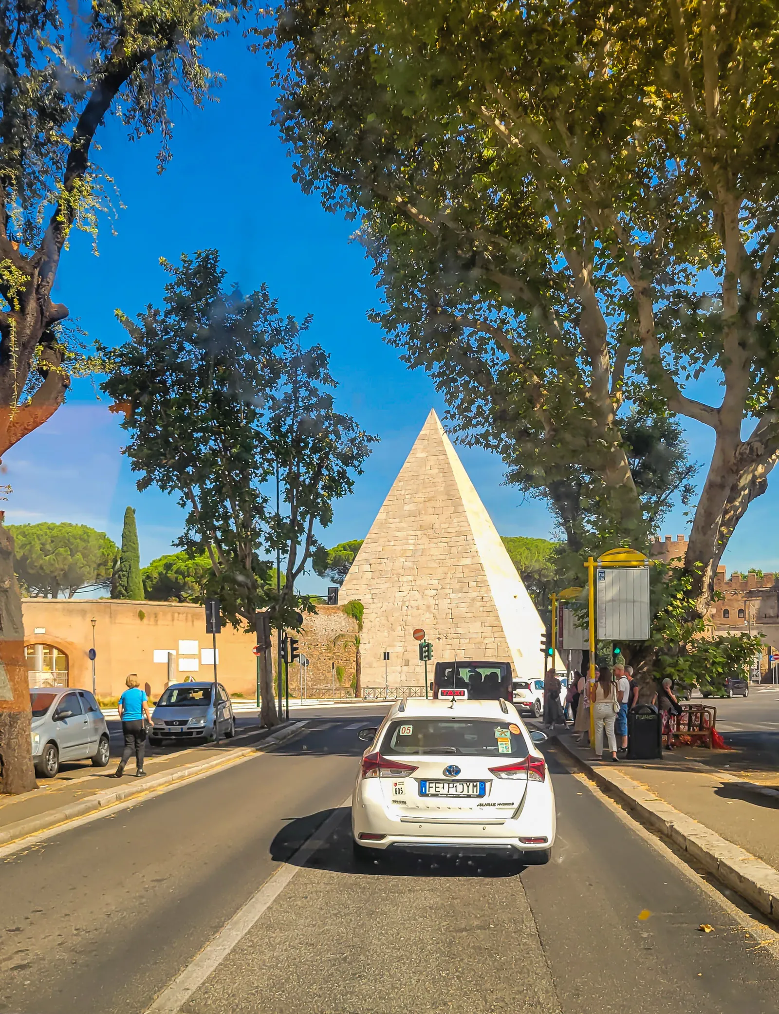 Pyramid of Cestius in Rome