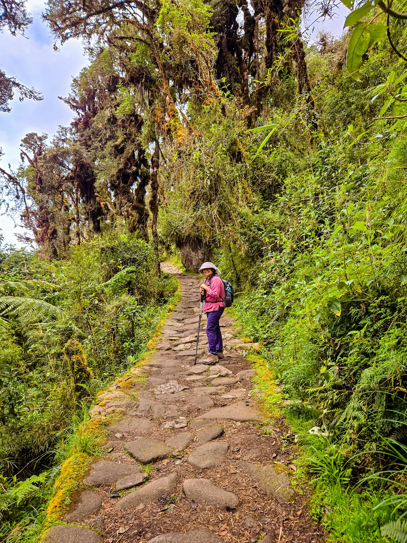 Rock path towards phuyupatamarka.CNU lCth