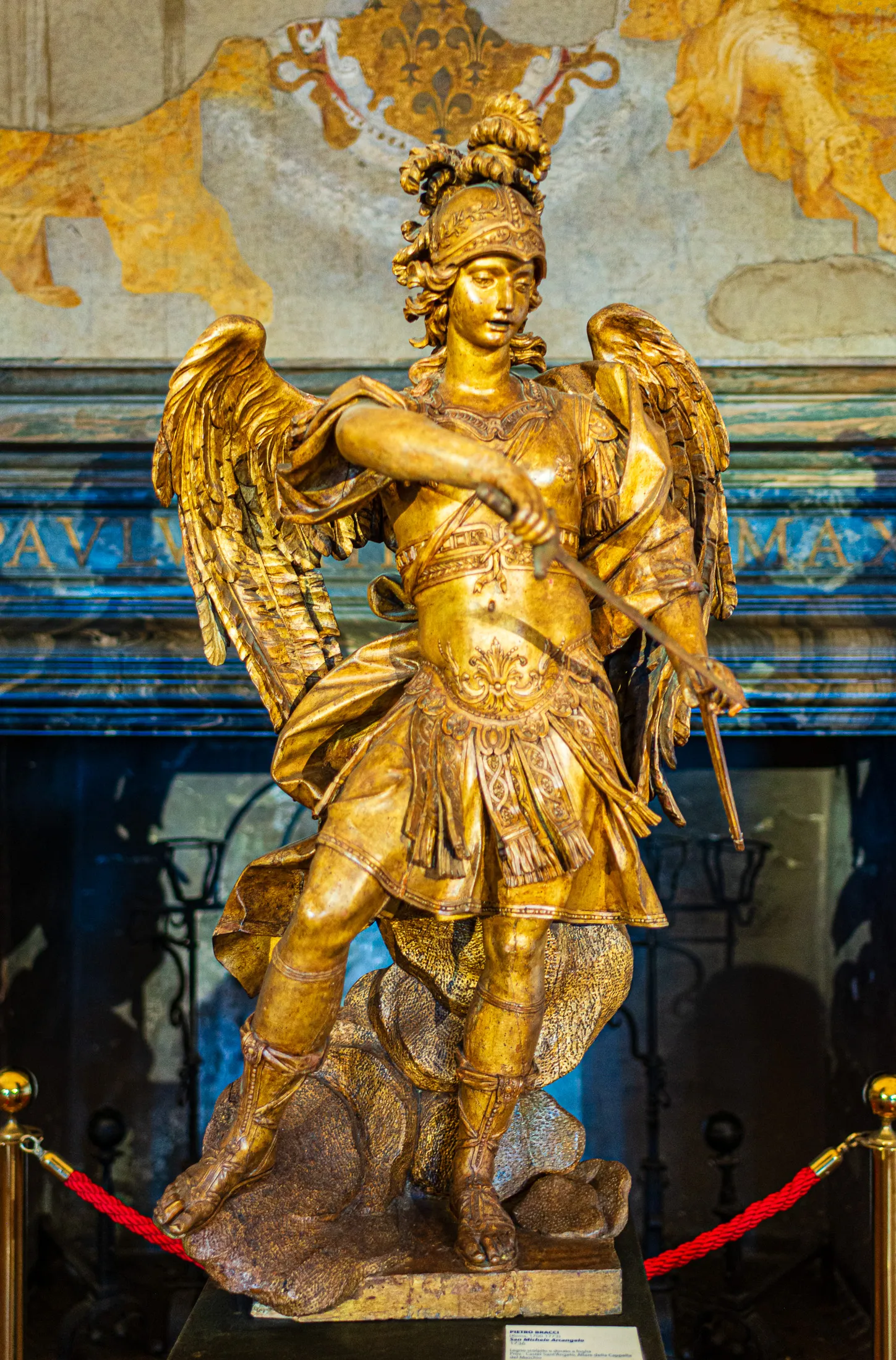 Archangel Michael statue atop Castel Sant Angelo